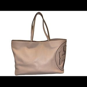 Tory Burch All-T Tote in Light Oak (Pink)